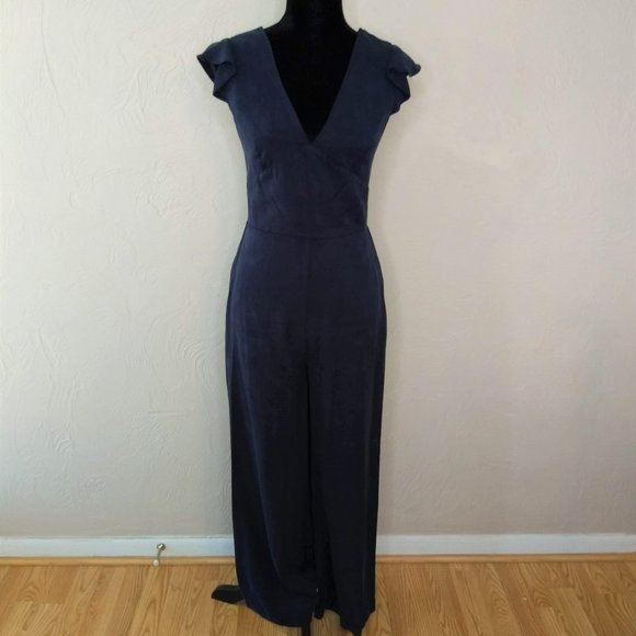 Pam & Gela Pants - Pam & Gela Ruffled Cap Sleeve Jump Suit